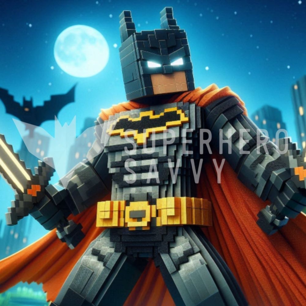 Voxel Vigilante Night-Forge Batman - Superhero Savvy