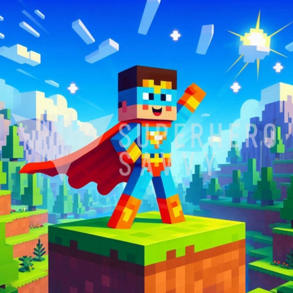 Minecraft Superscript SuperMineCraft: Epic Overlook - Superhero Savvy
