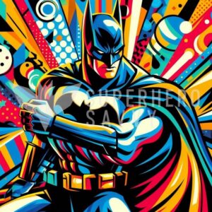 Vigilante Pop Art: Neon Burst