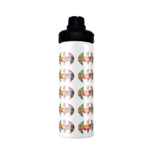 Floral Bloom 850ml Water Bottle
