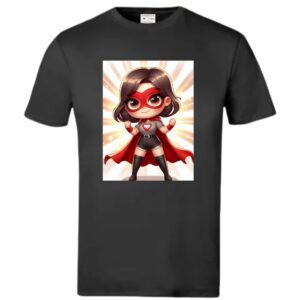 Cartoon Heart Guardian T-Shirt - Image 3