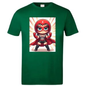 Cartoon Valkyrie Heart T-Shirt - Image 7