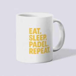 Eat Sleep Padel Repeat Mug