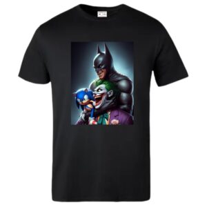 Fan Art - Batman Joker and Sonic T-Shirt