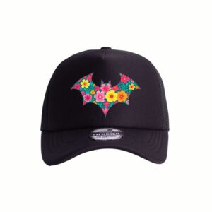 Floral Bat Trucker Cap - Vintage