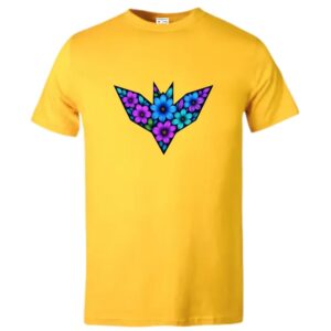 Floral Savvy Purple Blue T-Shirt - Image 5