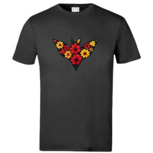 Floral Savvy Red Yellow T-Shirt - Image 3