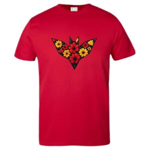 Floral Savvy Red Yellow T-Shirt - Image 4