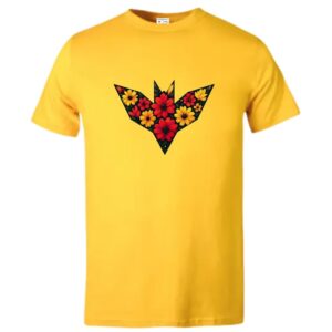 Floral Savvy Red Yellow T-Shirt - Image 5