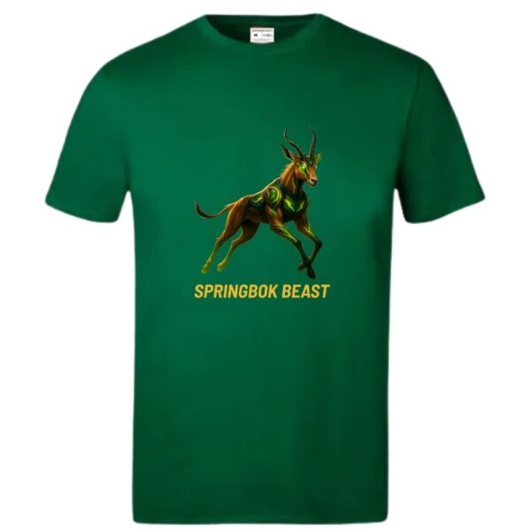 Rugby - Springbok Beast - T-Shirt_BottleGreen