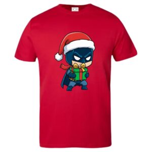 Xmas Chibi Batman Kiddies T-Shirt - Image 4
