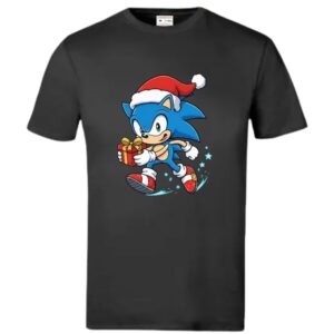 Xmas Chibi Sonic Kiddies T-Shirt - Image 3