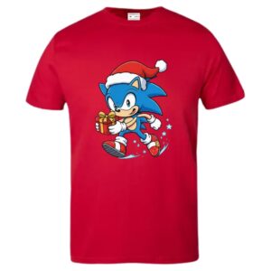 Xmas Chibi Sonic Kiddies T-Shirt - Image 4