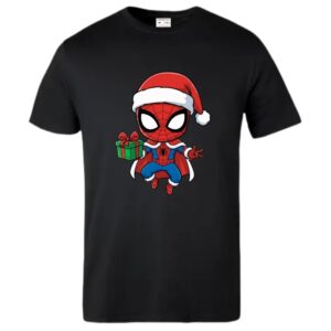 Xmas Chibi Spiderman Kiddies T-Shirt