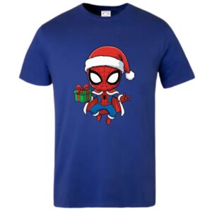 Xmas Chibi Spiderman Kiddies T-Shirt - Image 6