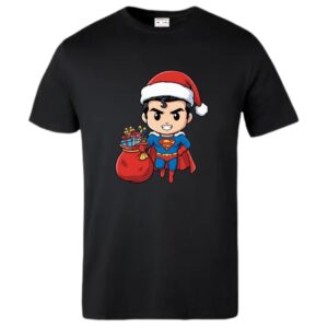 Xmas Chibi Superman Kiddies T-Shirt