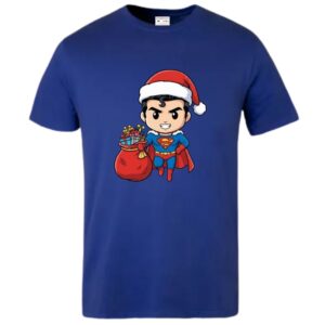 Xmas Chibi Superman T-Shirt - Image 6