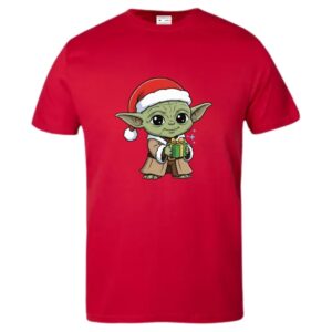 Xmas Chibi Yoda Kiddies T-Shirt - Image 4