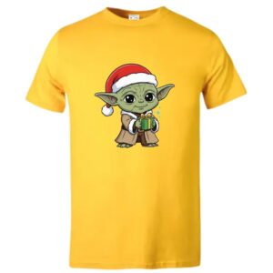 Xmas Chibi Yoda Kiddies T-Shirt - Image 5