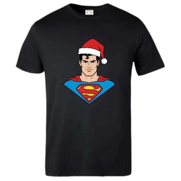 xmas-superman - T-Shirt_Black
