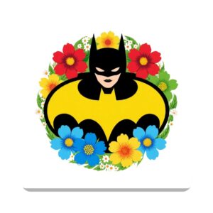 Floral Flower Girl Square Coaster