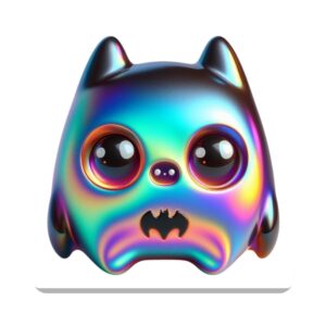 Holographic Character Square Coaster