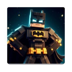 Minecraft Bat Square Coaster