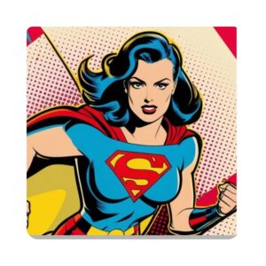 Power Pop Square Coaster