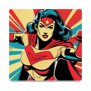 Scarlett Pop Square Coaster