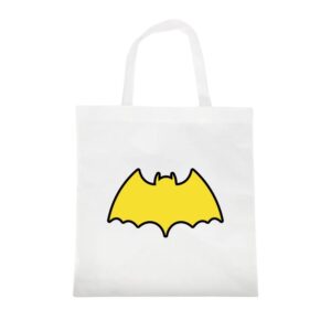 Yellow Bat Tote Bag